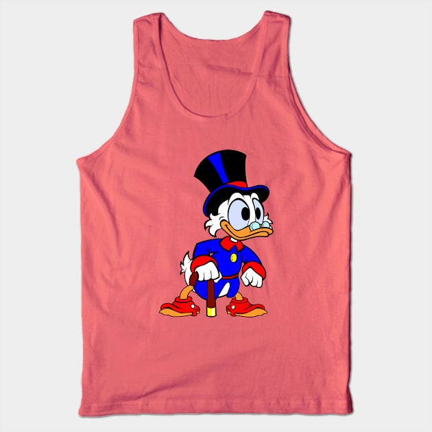 Scrooge McDuck Tank Top by BigOrangeShirtShop